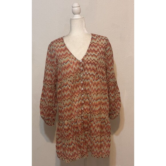 NWT Faithfull the Brand Pauletta Mini Dress Vadelia Print Size 4 Small Boho - Picture 2 of 10